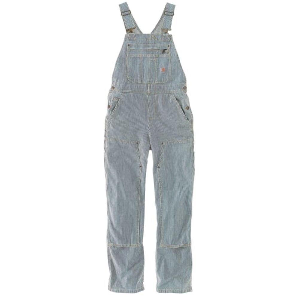 Carhartt Bib Overalls Railroad Stripe Womens NWT